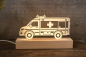 Preview: Lampe / Nachtlicht Krankenwagen
